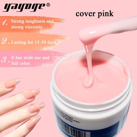 YAYOGE nail Builder Gel polish varnish For Nail Extension uv Led Hard Gel Long nail sculpting gel lacquer manicure 56g