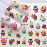 YWK 31 Styles Flower Vintage Nail Art Water Transfer Sticker Decals DIY Tips