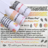 YWK 31 Styles Flower Vintage Nail Art Water Transfer Sticker Decals DIY Tips