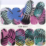 YWK 31 Styles Flower Vintage Nail Art Water Transfer Sticker Decals DIY Tips