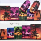 YWK 31 Styles Flower Vintage Nail Art Water Transfer Sticker Decals DIY Tips
