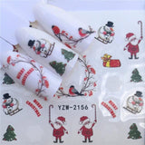 ZKO 1 Sheet Lovely Cartoon Flower Water Slider Nail Decals Sticker DIY Colorful Designs Gel Polish Nail Sticker