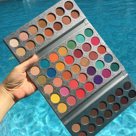 beauty glazed 63 Color Matte Eye shadow Makeup Pallete Pigment sombra de olho Waterproof Earth palette maquillage Cosmetics