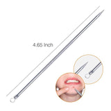 foreverlily Acne Blackhead Removal Needles Stainless Pimple Spot Comedone Extractor Cleanser Beauty Face Clean Care Tools