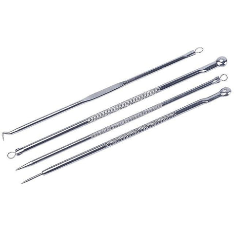 foreverlily Acne Blackhead Removal Needles Stainless Pimple Spot Comedone Extractor Cleanser Beauty Face Clean Care Tools
