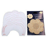 health beauty summer Necessary petal Nipple Cover and Bra Lift Tape Adhesive Disposable bare instant breast lift sets for party