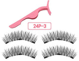 magnetic eyelashes with 3 magnetic magnets lashes natural false eyelashes magnet lash with eye lash applicator 24P-Z-3-T