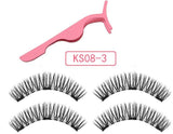 magnetic eyelashes with 3 magnetic magnets lashes natural false eyelashes magnet lash with eye lash applicator 24P-Z-3-T