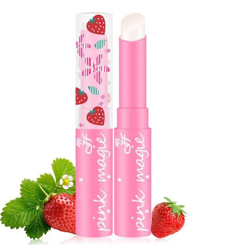 maquiagem Cute Sweet Strawberry Lip Balm Magic Temperature Changing Color Moisturizer Lips Balm Makeup  Moisturizer Lipbalm