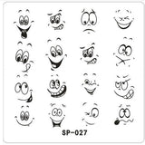 nail stamping plates cartoon stamping plate  SP design nail art image plate Equipment Stamp Stamping Plates Manicure Template