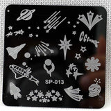 nail stamping plates cartoon stamping plate  SP design nail art image plate Equipment Stamp Stamping Plates Manicure Template