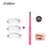 new Waterproof Eyebrow Pencil With Eye Brow Card Tool Lady Rotating Eyebrow Pencil 3Eyebrow Shaping  DIY Eyebrow Pen Makeup Set