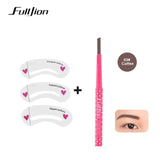 new Waterproof Eyebrow Pencil With Eye Brow Card Tool Lady Rotating Eyebrow Pencil 3Eyebrow Shaping  DIY Eyebrow Pen Makeup Set