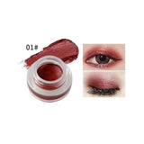 niceface Natural 15 Colors Single Eyeshadow Cream Waterproof Long Lasting Pigments Red Green Color Shimmer Metallic Eye Shadow