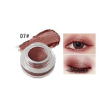 niceface Natural 15 Colors Single Eyeshadow Cream Waterproof Long Lasting Pigments Red Green Color Shimmer Metallic Eye Shadow