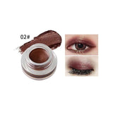niceface Natural 15 Colors Single Eyeshadow Cream Waterproof Long Lasting Pigments Red Green Color Shimmer Metallic Eye Shadow
