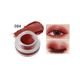 niceface Natural 15 Colors Single Eyeshadow Cream Waterproof Long Lasting Pigments Red Green Color Shimmer Metallic Eye Shadow