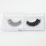 visofree 3D Mink Lashes Eyelash Extension 100% Handmade Thick Volume Long False Lash Makeup Giltter Packing 1 Pair D110