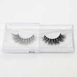 visofree 3D Mink Lashes Eyelash Extension 100% Handmade Thick Volume Long False Lash Makeup Giltter Packing 1 Pair D110