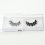 visofree 3D Mink Lashes Eyelash Extension 100% Handmade Thick Volume Long False Lash Makeup Giltter Packing 1 Pair D110