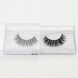 visofree 3D Mink Lashes Eyelash Extension 100% Handmade Thick Volume Long False Lash Makeup Giltter Packing 1 Pair D110